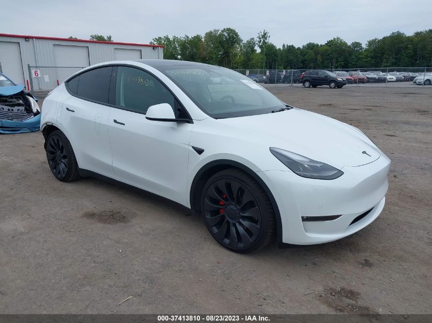 2022 TESLA MODEL Y PERFORMANCE - 7SAYGDEF5NF561003