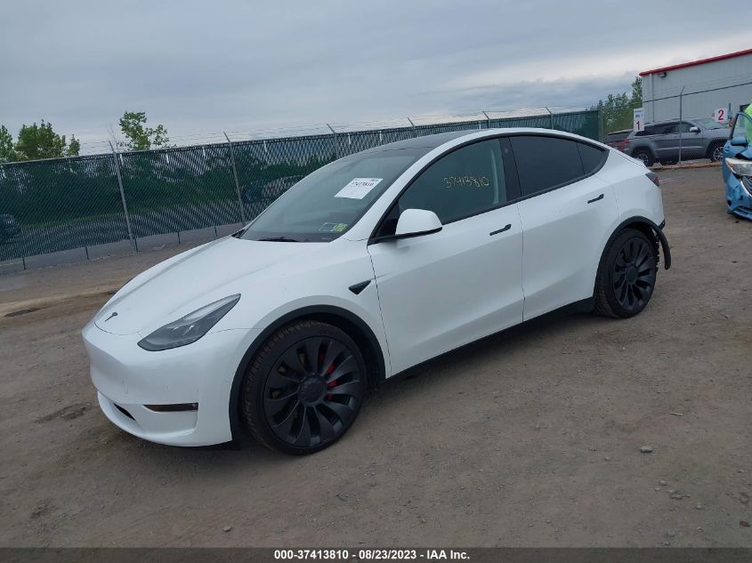 2022 TESLA MODEL Y PERFORMANCE - 7SAYGDEF5NF561003