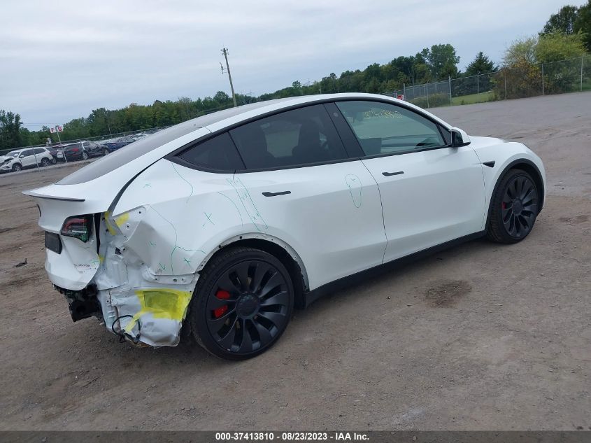 2022 TESLA MODEL Y PERFORMANCE - 7SAYGDEF5NF561003