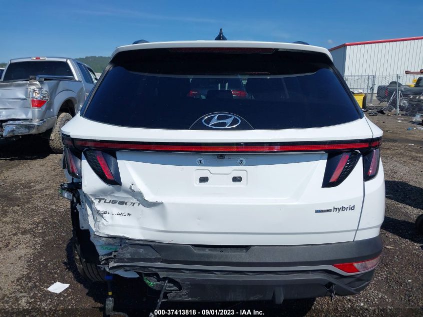 2022 HYUNDAI TUCSON HYBRID BLUE - KM8JBCA10NU083822
