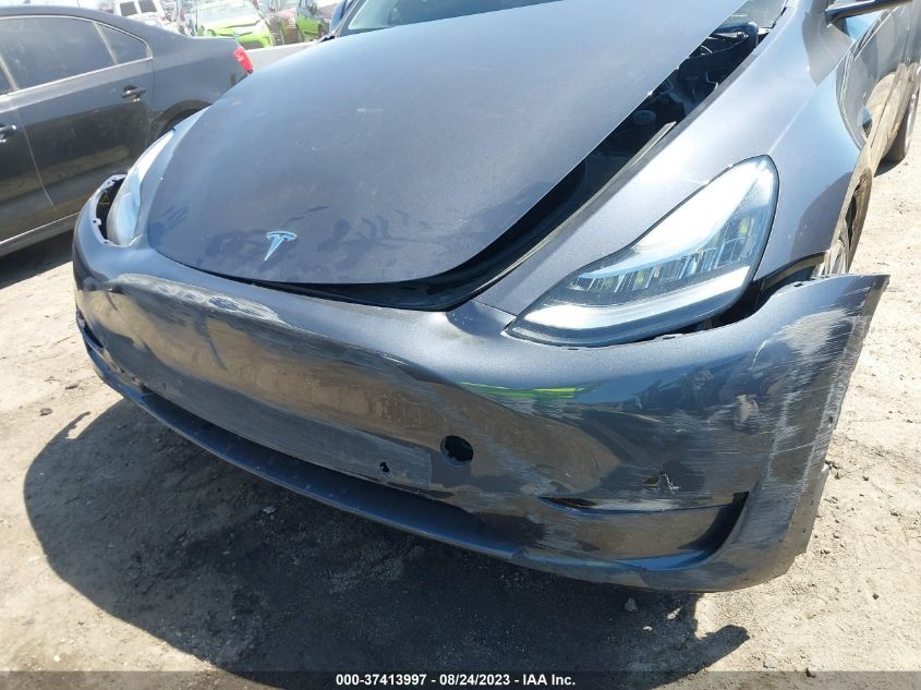 VIN 7SAYGAEE2NF341470 2022 TESLA MODEL Y LONG RANGE