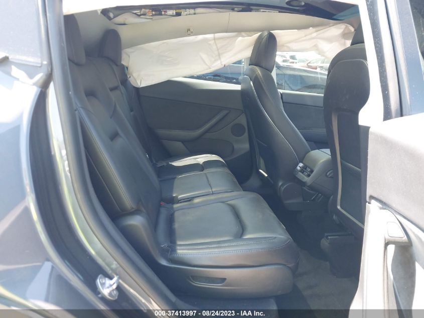 VIN 7SAYGAEE2NF341470 2022 TESLA MODEL Y LONG RANGE