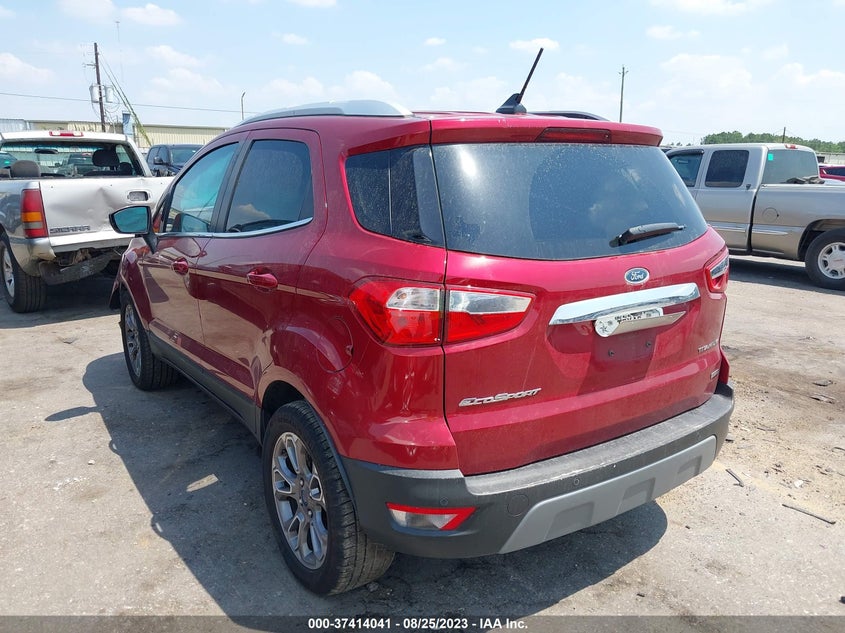 VIN MAJ3P1VE1JC223902 2018 FORD ECOSPORT TITANIUM