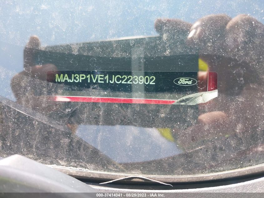 VIN MAJ3P1VE1JC223902 2018 FORD ECOSPORT TITANIUM
