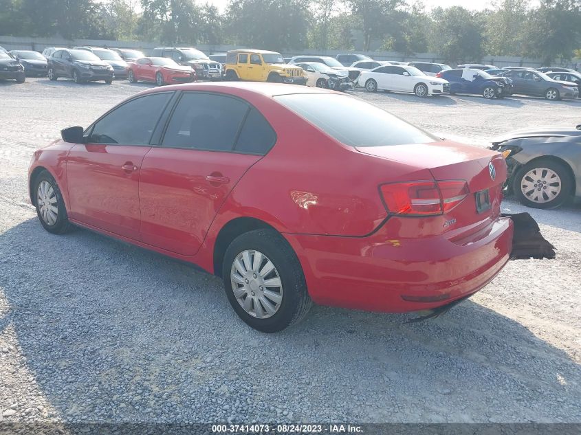 2015 VOLKSWAGEN JETTA SEDAN 2.0L S - 3VW2K7AJ2FM357377