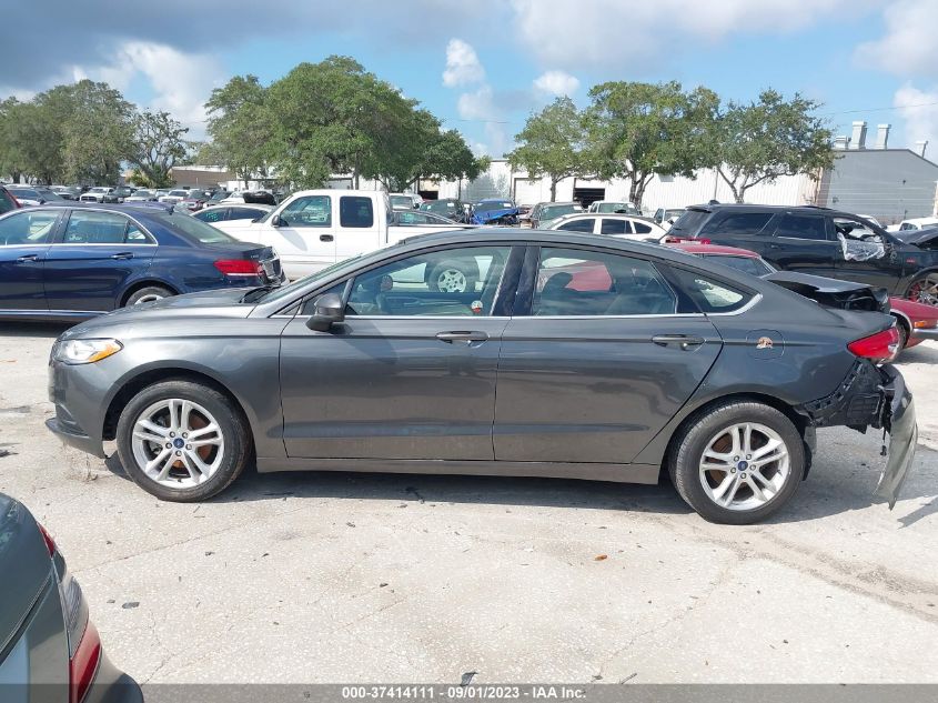 2018 FORD FUSION SE - 3FA6P0HD1JR223135