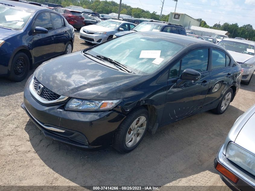 2015 HONDA CIVIC SEDAN LX - 19XFB2F59FE221678