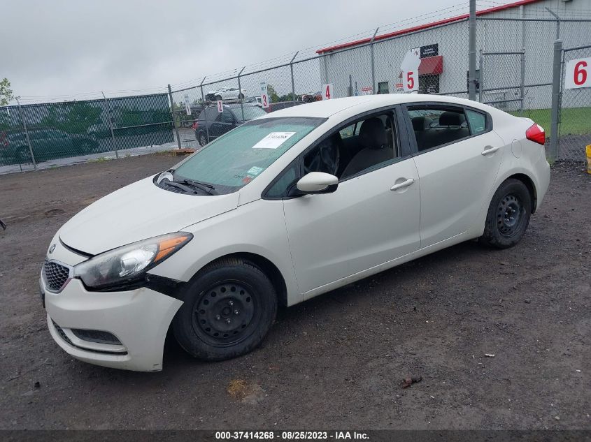 2015 KIA FORTE LX - KNAFK4A67F5313375