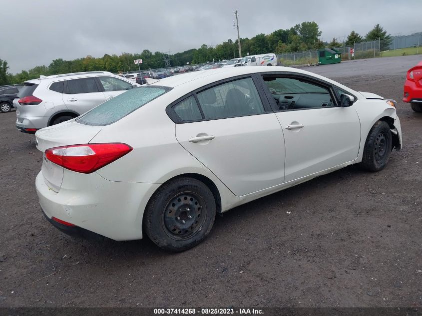 2015 KIA FORTE LX - KNAFK4A67F5313375
