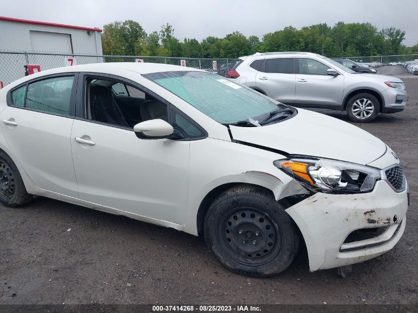 2015 KIA FORTE LX - KNAFK4A67F5313375