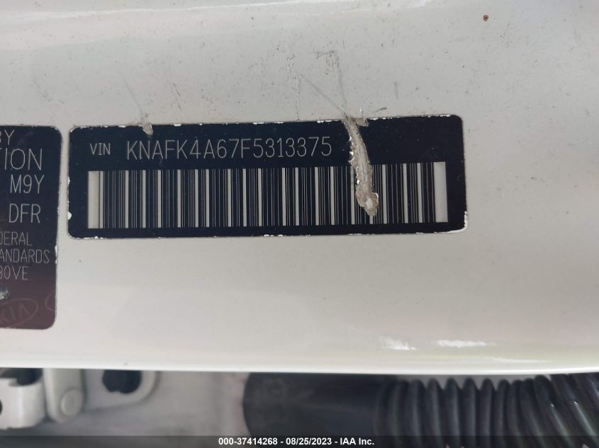 2015 KIA FORTE LX - KNAFK4A67F5313375