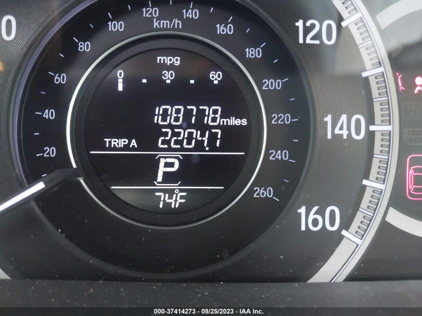 2016 HONDA ACCORD SEDAN EX-L - 1HGCR2F80GA117871