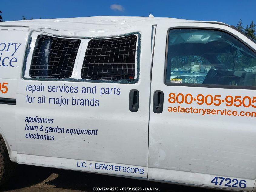 2014 CHEVROLET EXPRESS CARGO VAN - 1GCSGAFX8E1154102