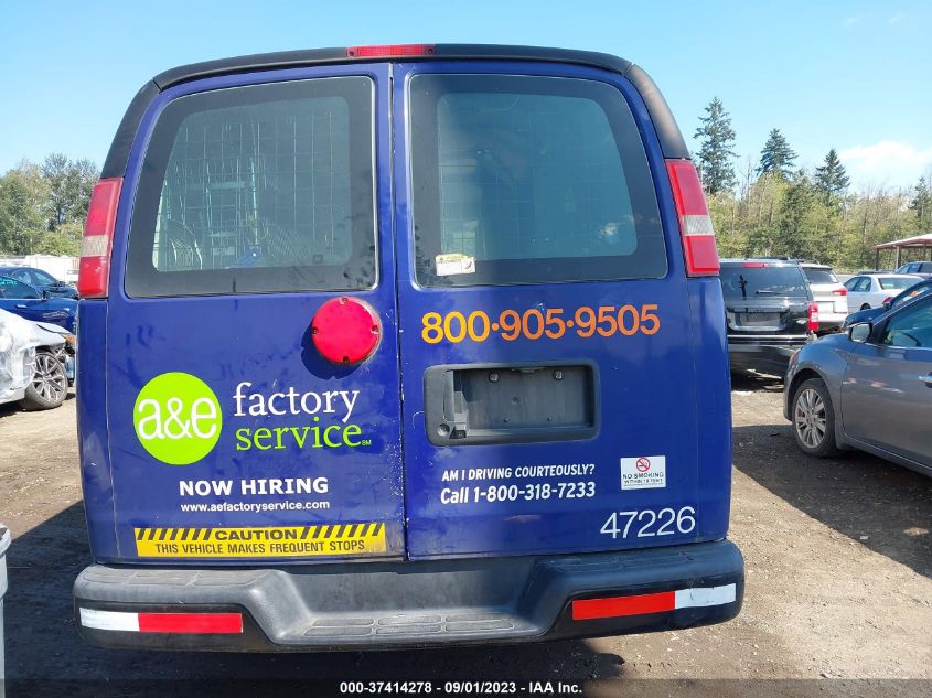 2014 CHEVROLET EXPRESS CARGO VAN - 1GCSGAFX8E1154102