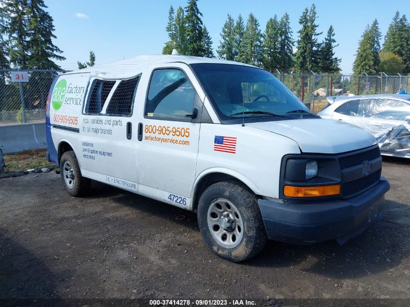 2014 CHEVROLET EXPRESS CARGO VAN - 1GCSGAFX8E1154102