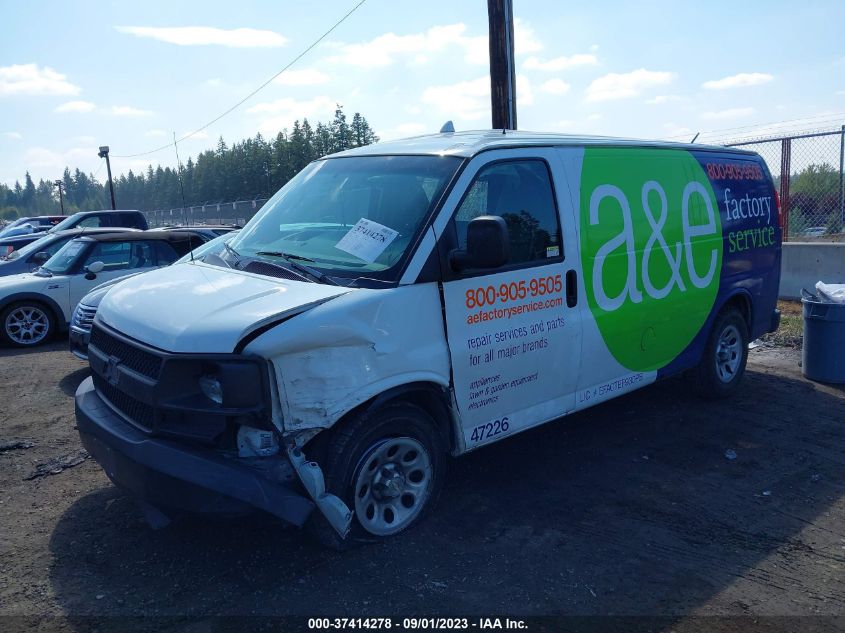 2014 CHEVROLET EXPRESS CARGO VAN - 1GCSGAFX8E1154102