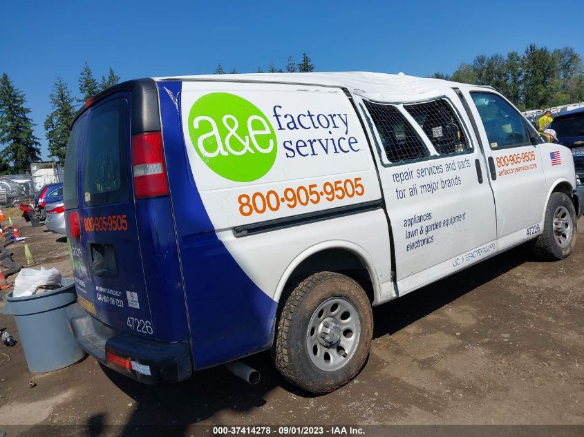 2014 CHEVROLET EXPRESS CARGO VAN - 1GCSGAFX8E1154102