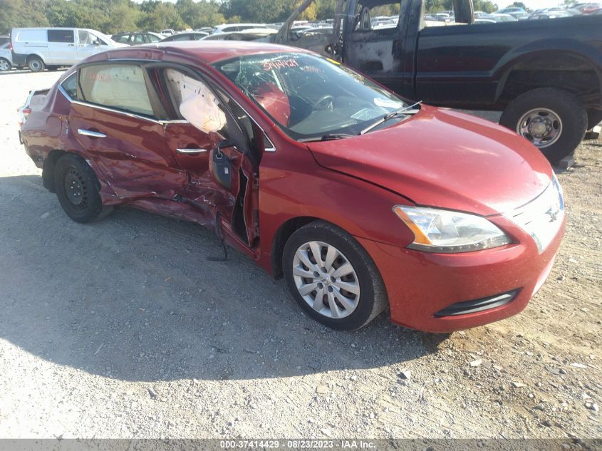 2014 NISSAN SENTRA S/FE+ S/SV/FE+ SV/SR/SL - 3N1AB7APXEL640958