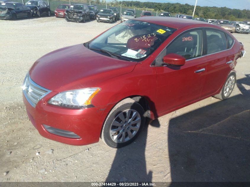 2014 NISSAN SENTRA S/FE+ S/SV/FE+ SV/SR/SL - 3N1AB7APXEL640958