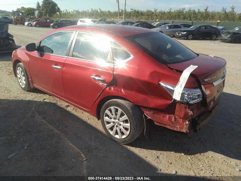 2014 NISSAN SENTRA S/FE+ S/SV/FE+ SV/SR/SL - 3N1AB7APXEL640958
