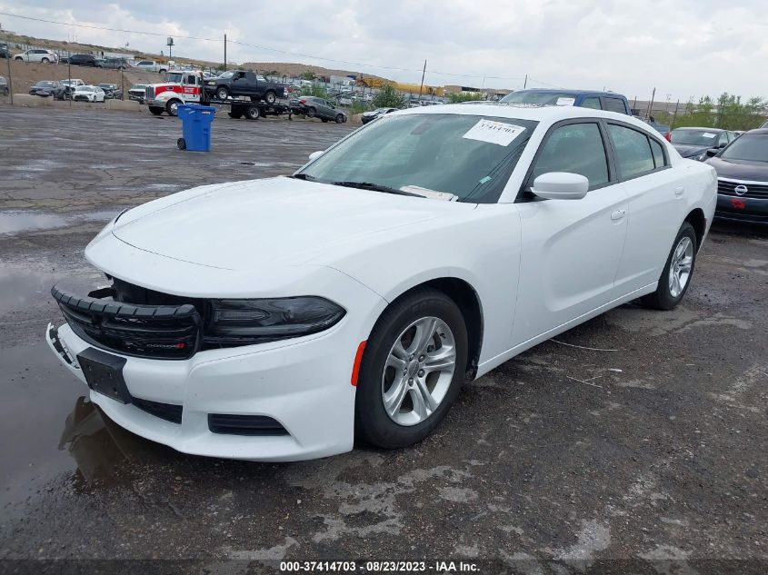VIN 2C3CDXBG4MH587667 2021 DODGE CHARGER SXT