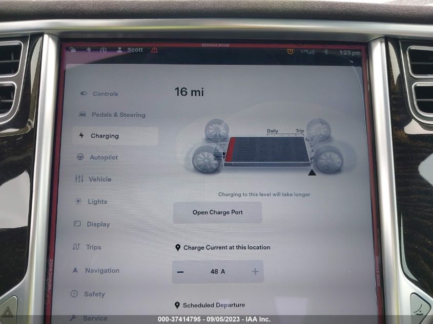 2016 TESLA MODEL S 70 KWH - 5YJSA1E10GF140283