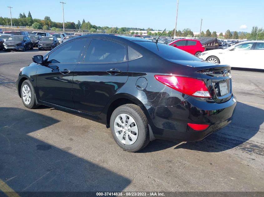 2016 HYUNDAI ACCENT SE - KMHCT4AE8GU110332