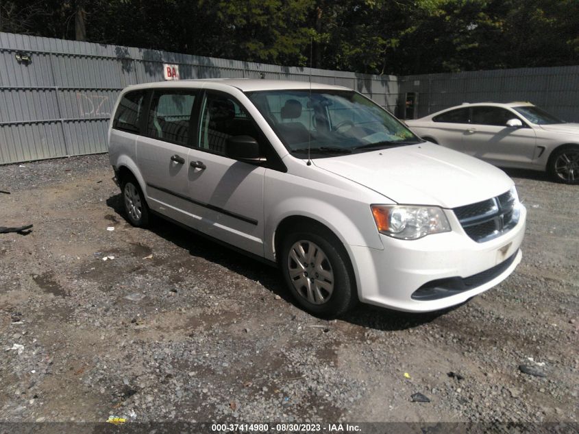 2014 DODGE GRAND CARAVAN AMERICAN VALUE PKG - 2C4RDGBG4ER451220