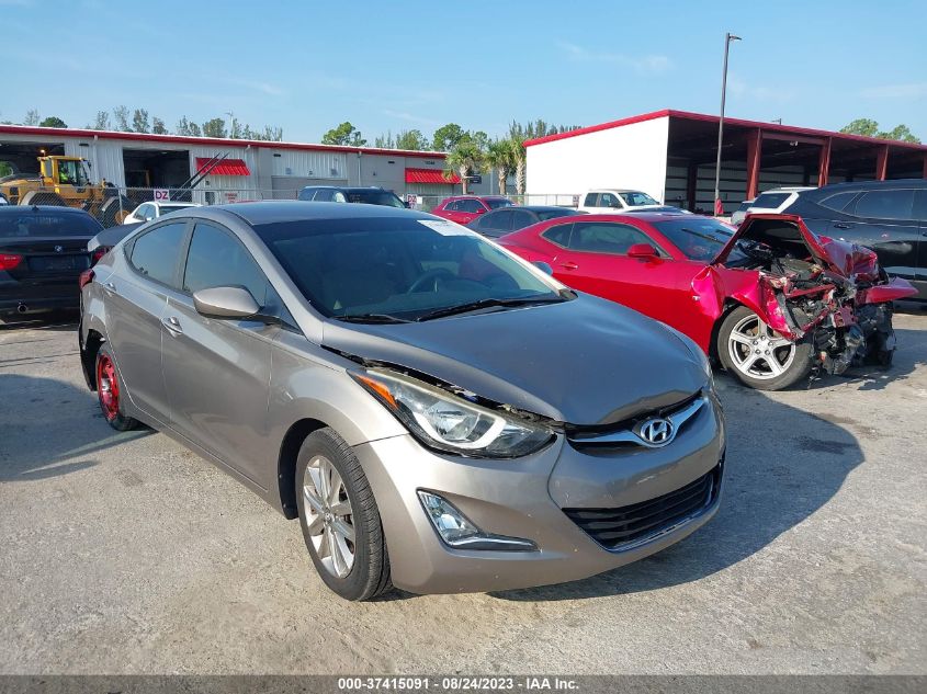 Lot #2539238034 2016 HYUNDAI ELANTRA SE salvage car