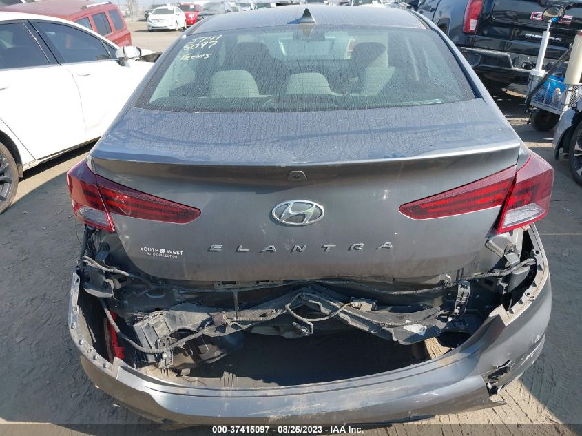 2019 HYUNDAI ELANTRA SEL/VALUE/LIMITED - 5NPD84LF4KH479479