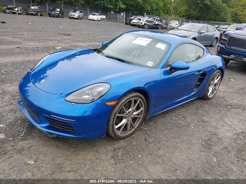 2018 PORSCHE 718 CAYMAN - WP0AA2A87JK262315