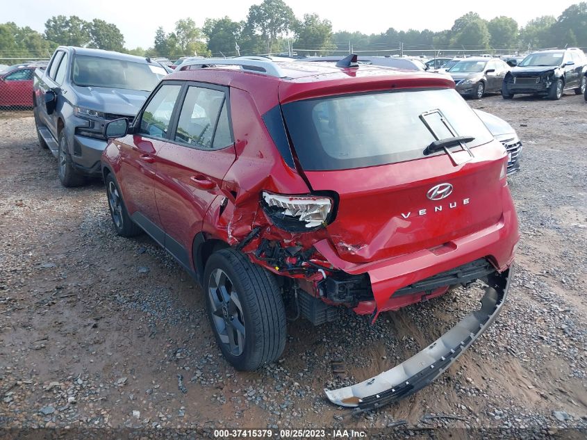 2022 HYUNDAI VENUE LIMITED - KMHRC8A36NU177296