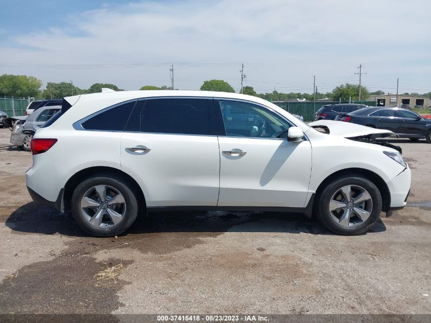 2016 ACURA MDX - 5FRYD4H28GB050711