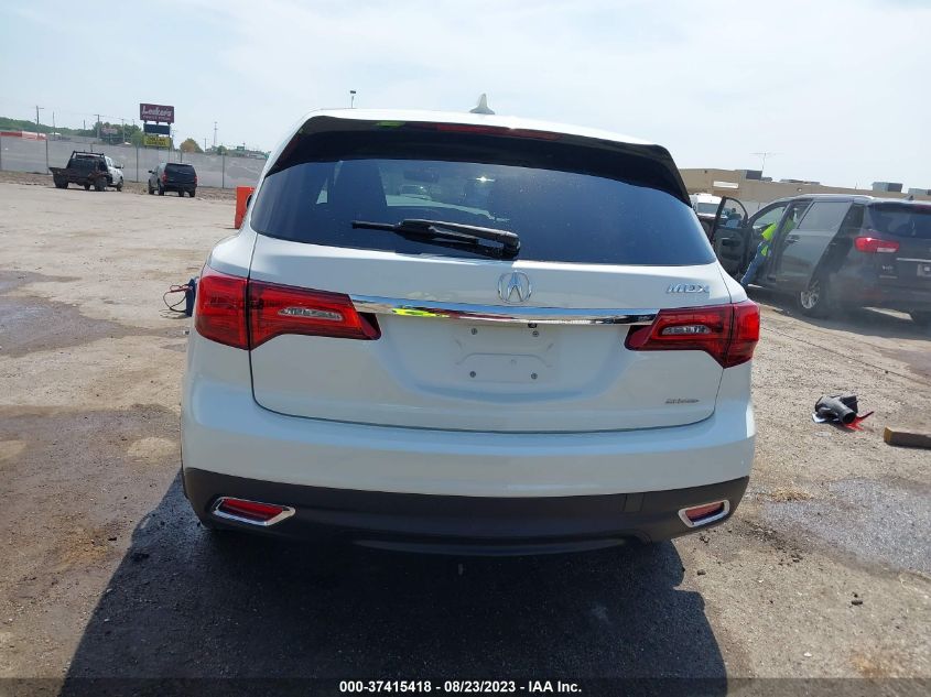 2016 ACURA MDX - 5FRYD4H28GB050711