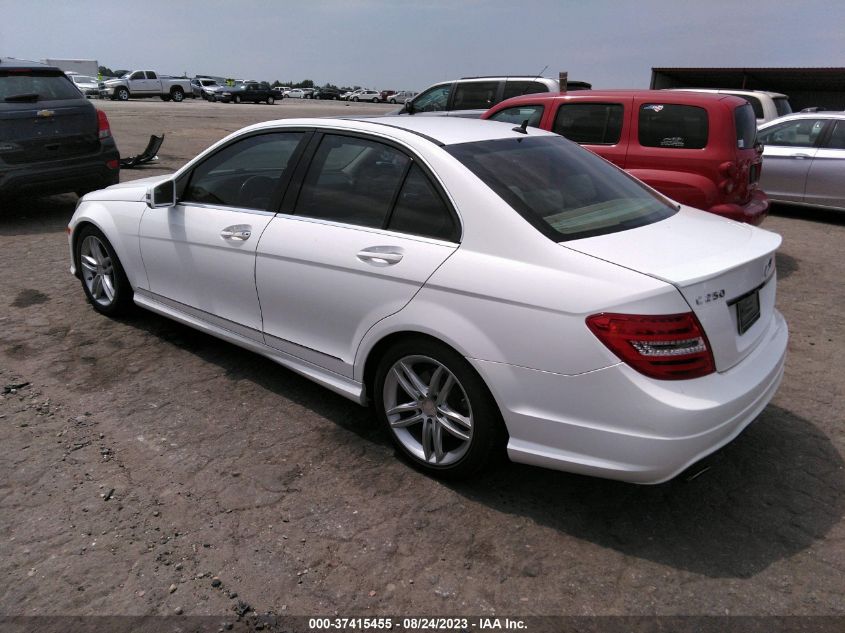 2014 MERCEDES-BENZ C-CLASS C 250 LUXURY - WDDGF4HB0EA949288