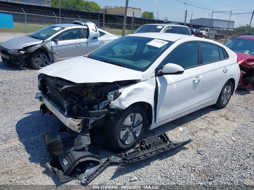 VIN KMHC65LC5HU040167 2017 HYUNDAI IONIQ HYBRID BLUE