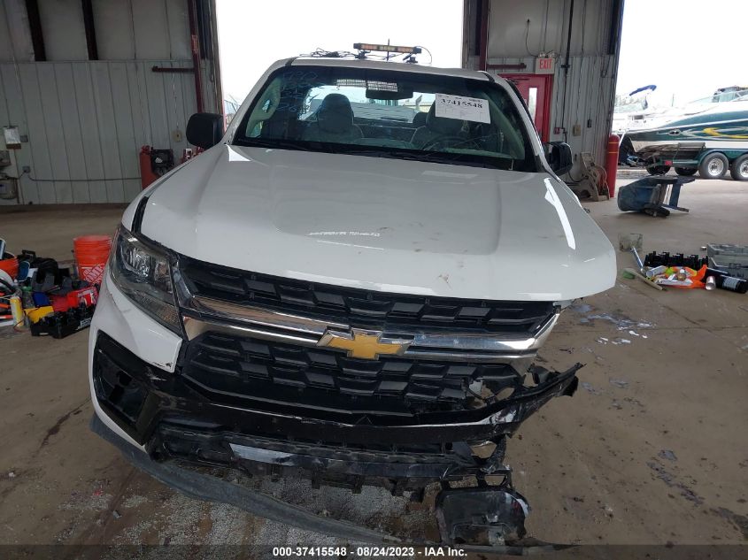 2021 CHEVROLET COLORADO 2WD WORK TRUCK - 1GCHSBEA1M1272681