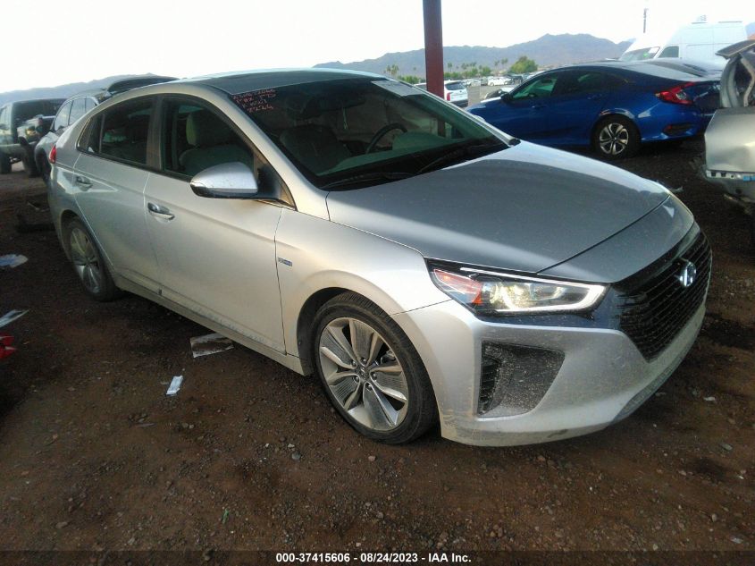 2017 HYUNDAI IONIQ HYBRID LIMITED - KMHC85LCXHU018224