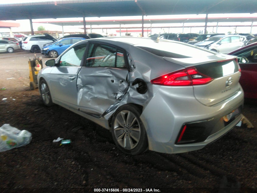 VIN KMHC85LCXHU018224 2017 HYUNDAI IONIQ HYBRID LIMITED