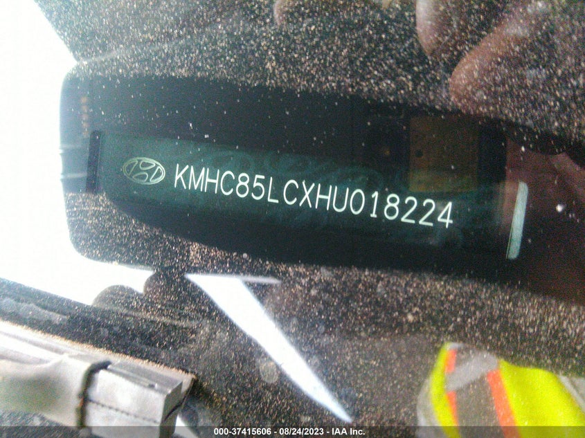 VIN KMHC85LCXHU018224 2017 HYUNDAI IONIQ HYBRID LIMITED