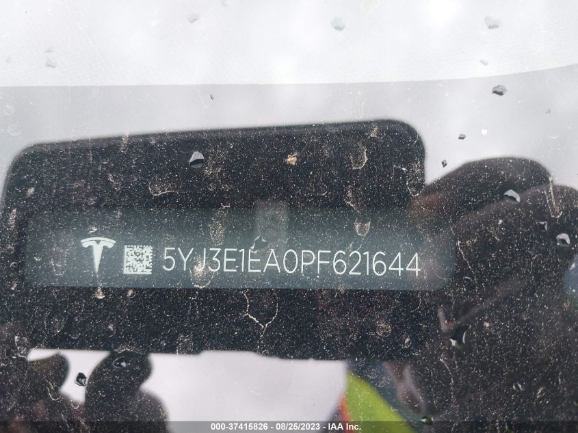 2023 TESLA MODEL 3 - 5YJ3E1EA0PF621644
