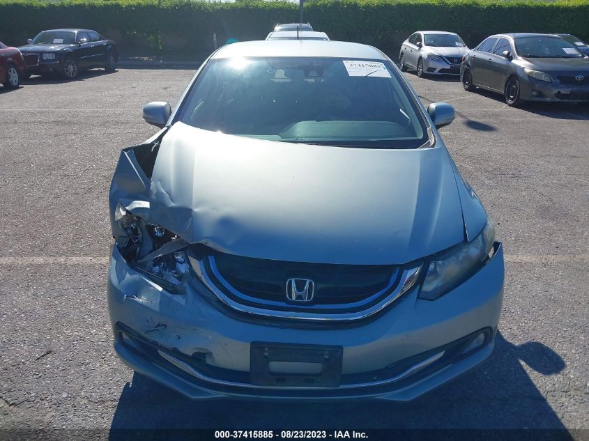2013 HONDA CIVIC HYBRID - 19XFB4F25DE201765