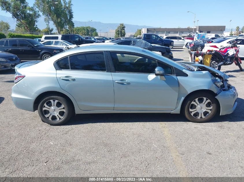 2013 HONDA CIVIC HYBRID - 19XFB4F25DE201765