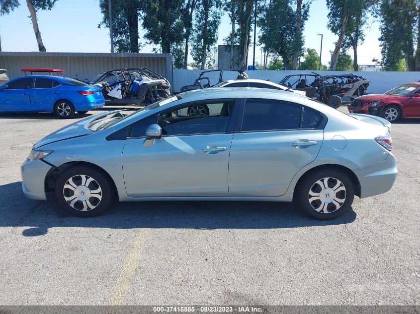 2013 HONDA CIVIC HYBRID - 19XFB4F25DE201765