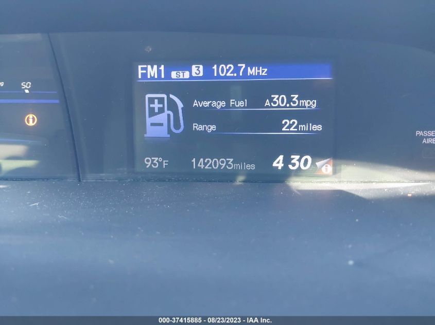 2013 HONDA CIVIC HYBRID - 19XFB4F25DE201765