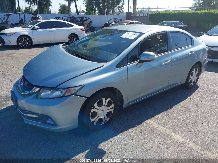 2013 HONDA CIVIC HYBRID - 19XFB4F25DE201765