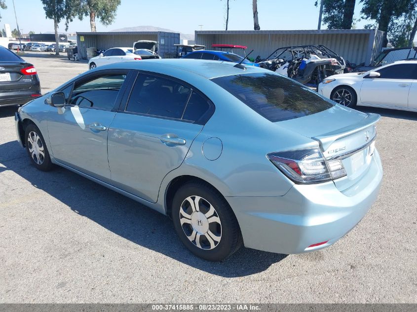 2013 HONDA CIVIC HYBRID - 19XFB4F25DE201765