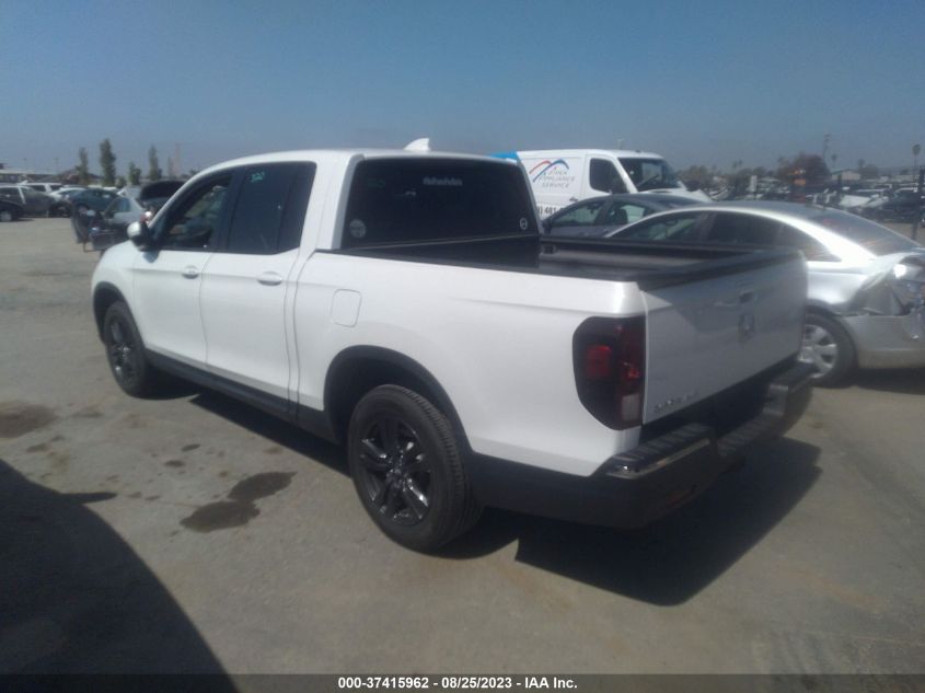 2020 HONDA RIDGELINE SPORT - 5FPYK2F16LB000431