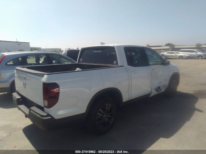 2020 HONDA RIDGELINE SPORT - 5FPYK2F16LB000431