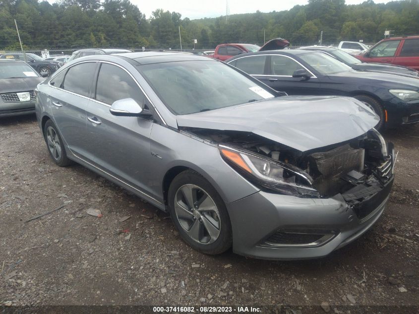 2016 HYUNDAI SONATA HYBRID LIMITED - KMHE34L17GA021100